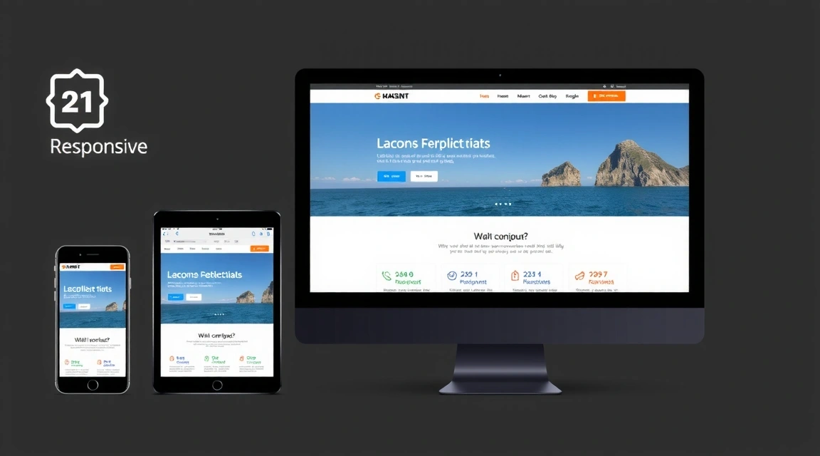Moderní responzivní webdesign na různých zařízeních