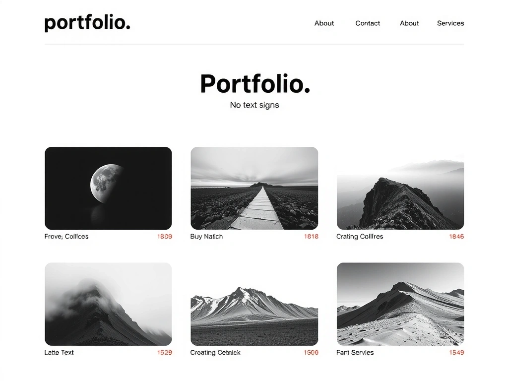 Portfolio web pro grafického designéra