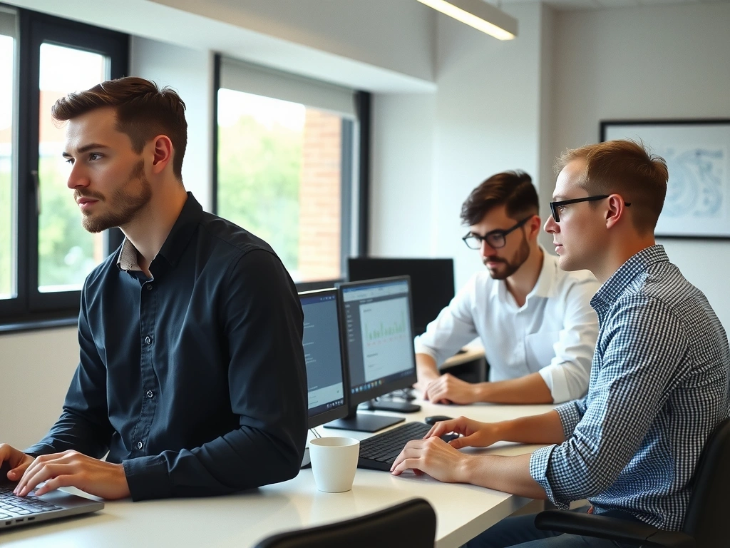 Tým weblayer pracující na projektu