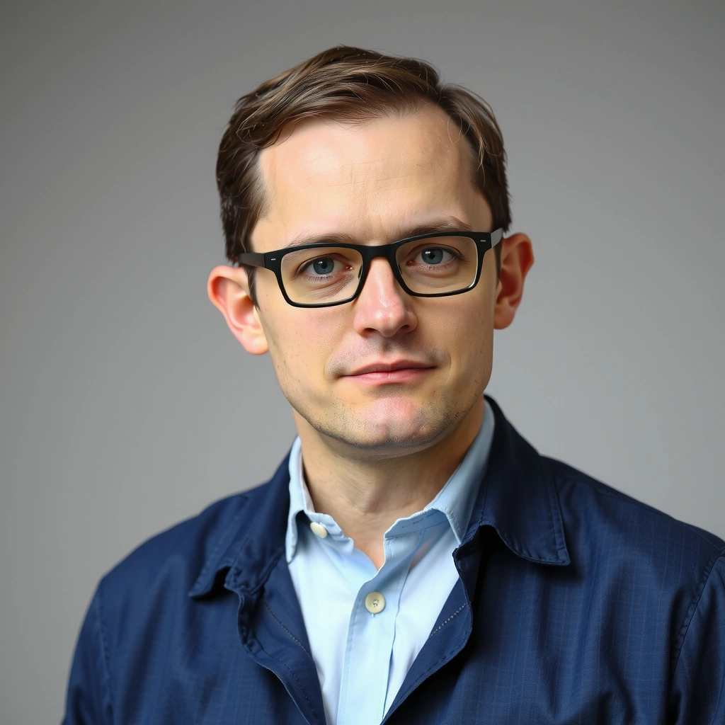 Portrét Jana Svobody, hlavního vývojáře weblayer, s technickým a soustředěným výrazem.