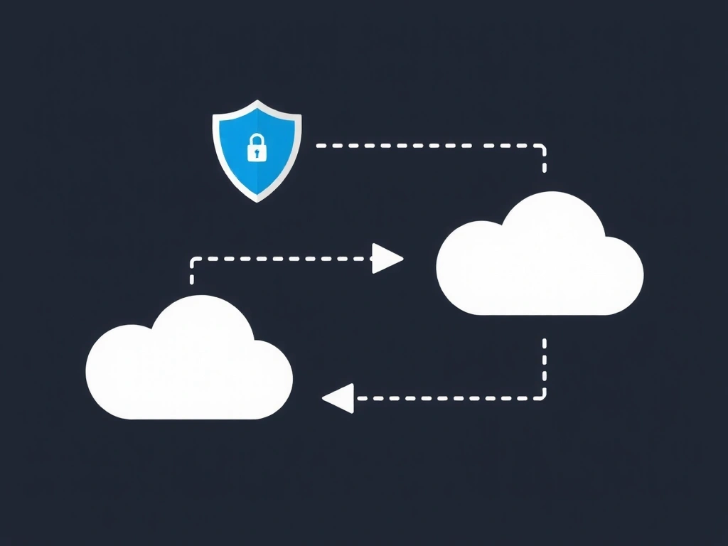 Ilustrace bezpečného sdílení dat mezi entitami